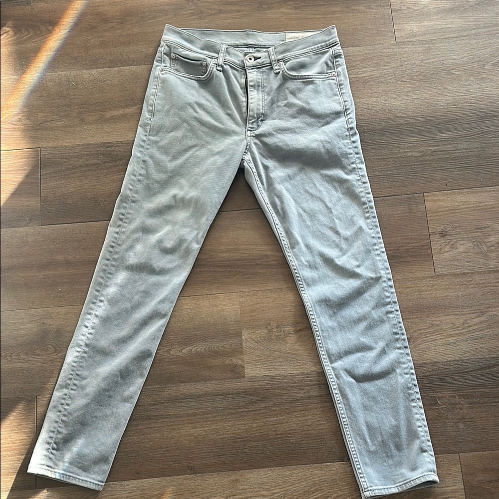 Rag & Bone Gray Slim Jeans